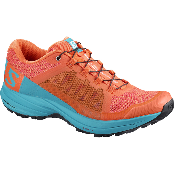 Salomon Singapore Womens Trail Running Shoes - XA ELEVATE W Orange/Blue | 25689-KBCE